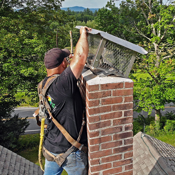 Chimney Cap Installation in Amherst, NH