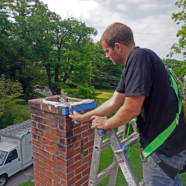 Repairs to Chimney Damage Amherst, NH